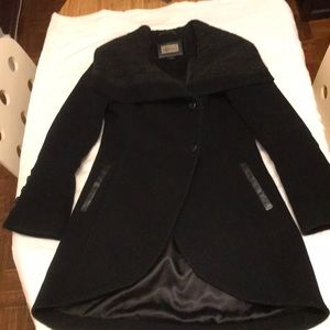 COPY - Mackage wool blend coat with knit collar